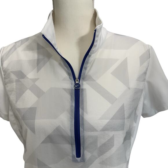 NIKE Golf Tour Performance Dri-Fit Golf Top Size L TPC The Players 1/4 Zip - Picture 7 of 10